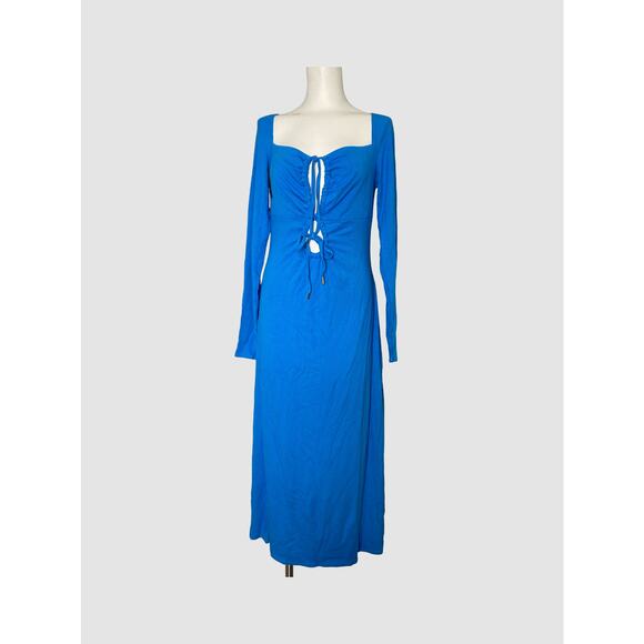 AFRM Revolve Jordana Dress in Malibu Blue M - Picture 3 of 12